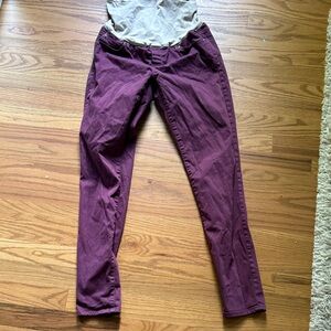 Maternity Maroon Pants